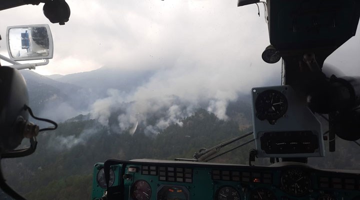 Antalya'da çıkan orman yangını kontrol altına alındı: 4 hektar alan zarar gördü