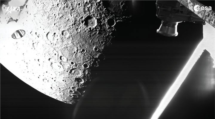 Avrupa Uzay Ajansı’nın BepiColombo misyonu Merkür'ün ilk fotoğraflarını gönderdi