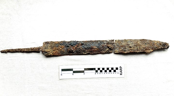 Komana Antik Kenti'ndeki kazı çalışmalarında Roma kılıcı bulundu