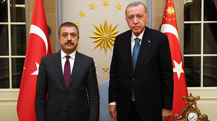 Erdoğan TCMB Başkanı Kavcıoğlu ile görüştü