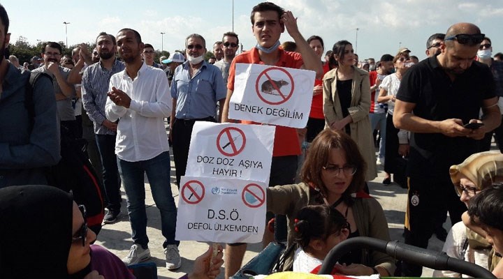 Aşı karşıtlarının İzmir mitingine tepki: Emekleri hiçe saymak demektir
