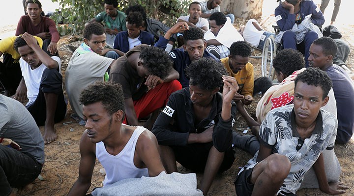 Libya göçmenler için bir cehennem