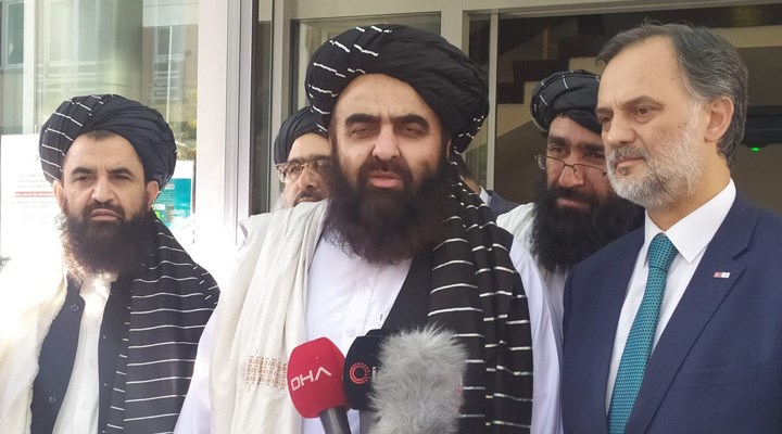 Taliban, Kızılay’ı ziyaret etti: “65 tane iş yeri açtık, devamını istiyorlar”