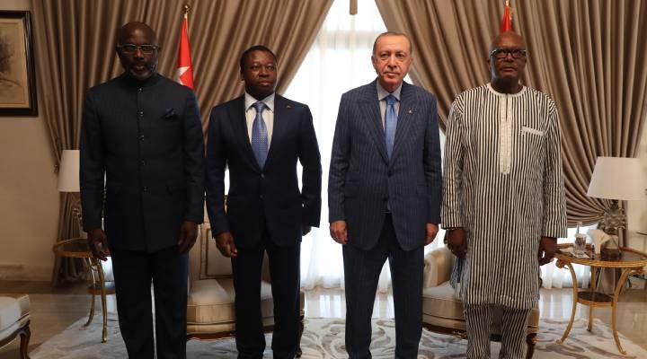 Türkiye, Togo, Burkina Faso ve Liberya liderleri ortak bildiri yayınladı