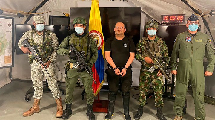 Kolombiya'nın en çok aranan uyuşturucu kaçakçısı 'Otoniel' yakalandı