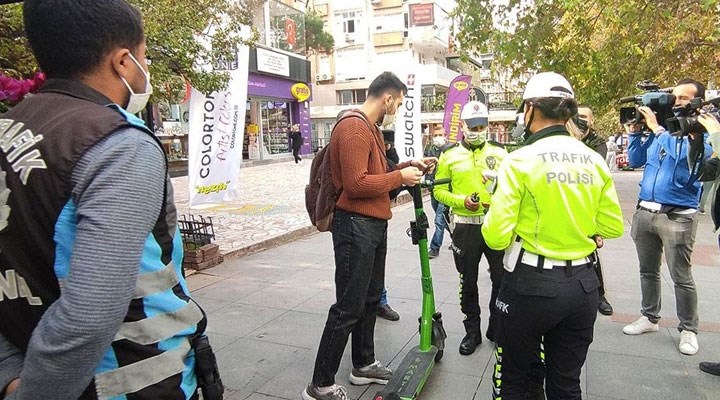 İstanbul’da elektrikli scooter denetimi: 86 kişiye 31 bin lira ceza