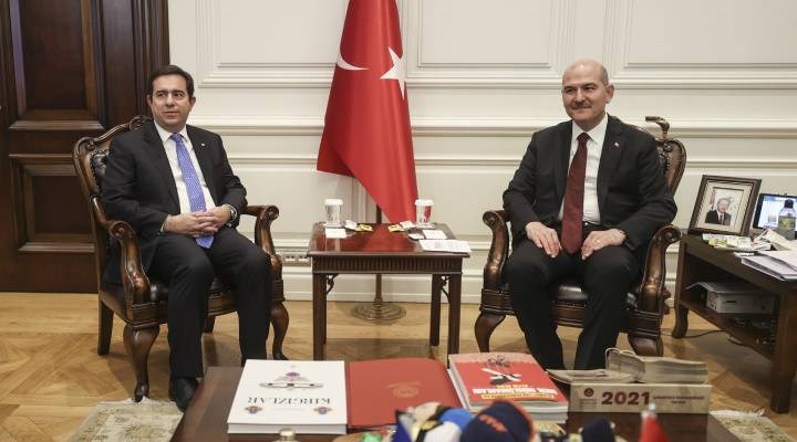 İçişleri Bakanı Soylu, Yunanistan Göç ve İltica Bakanı Mitarakis ile görüştü