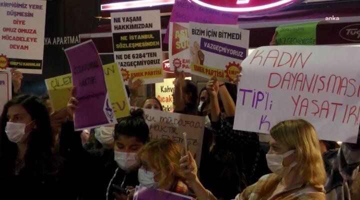 İzmirli kadınlar "Çilem Doğan" kararını protesto etti