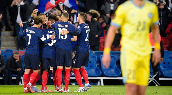 Fransa ve Belçika, Dünya Kupası'na katılmayı garantiledi