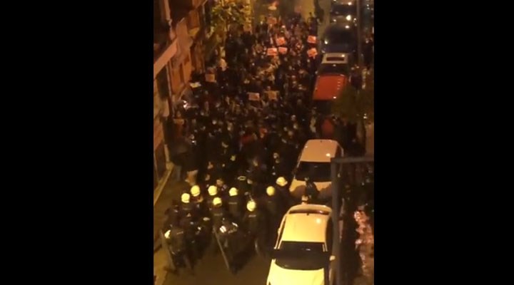 İstanbul'daki hayat pahalılığı protestosuna polis müdahalesi