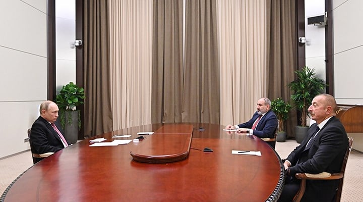 Putin, Aliyev ve Paşinyan'ı Soçi’de bir araya getirdi