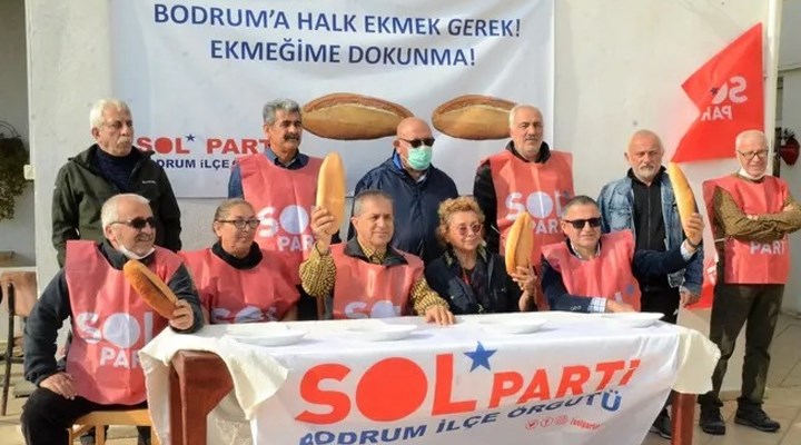 SOL Parti, Bodrum'a Halk Ekmek istedi