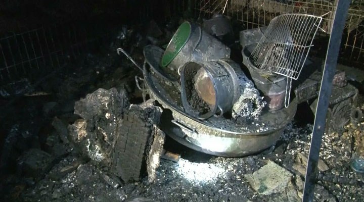 Ankara'da sokak hayvanlarına ait barınak yandı: Kundaklama şüphesi!
