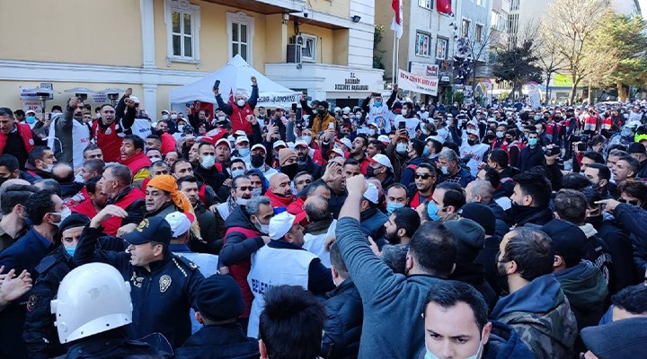 Bakırköy’deki greve müdahalede: 1 gözaltı