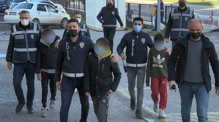 Ordu'da çaldıkları araçla İstanbul'da yakalanan 3 çocuk tutuklandı