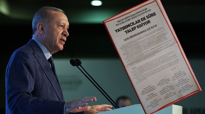 'Yerli ve milli yatırımcılar'dan Erdoğan'a açık mektup: Ek süre istiyoruz, aksi takdirde iflaslar yaşanabilir