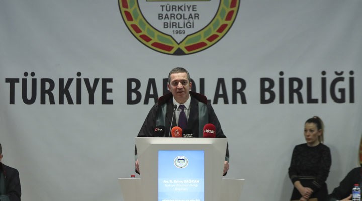 TBB’nin yeni Başkanı Erinç Sağkan, görevi devraldı; törene Feyzioğlu katılmadı