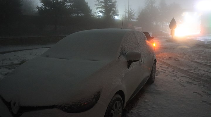 Trakya'da kar yağışı