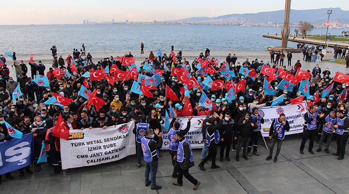 Metal işçileri İzmir’den seslendi: Onurumuzu çiğnetmeyiz