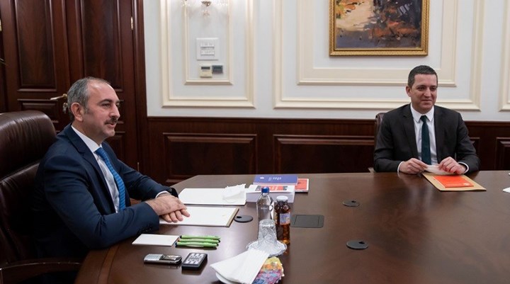 TBB Başkanı Sağkan'dan Adalet Bakanı Gül'e ziyaret