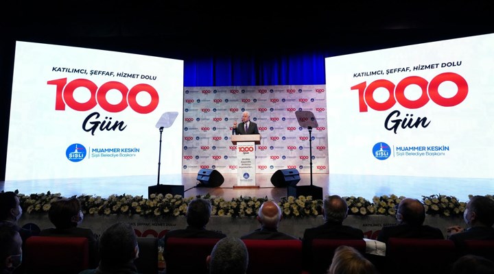 Şişli Belediye Başkanı Muammer Keskin, 1000 günlük hizmetlerini anlattı
