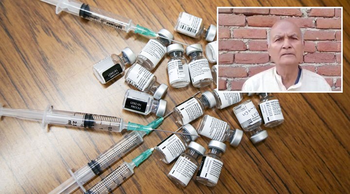 12’nci Covid-19 aşısını yaptırırken yakalandı: "Sağlığıma çok iyi geldi"