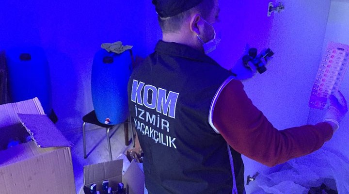 İzmir'de sahte içki operasyonu: 3 kişi tutuklandı