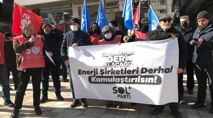 SOL Parti Denizli’den elektrik zamlarına karşı eylem