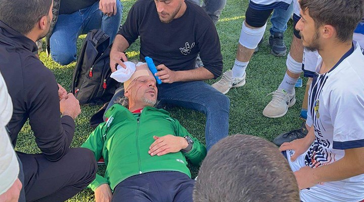 Mardin'de liderlik maçında kavga: 9 futbolcu ve antrenör yaralandı