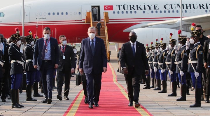 Erdoğan, Kongo’ya gitti: 3 gün boyunca Afrika'da olacak
