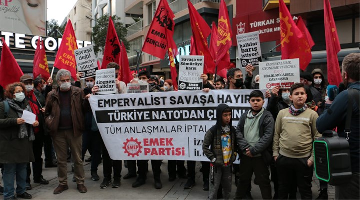 EMEP, İzmir’den 'savaşa hayır’ dedi
