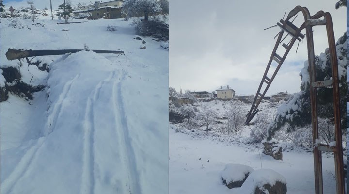 Afyon’un köyünde elektrikler 36 saattir kesik