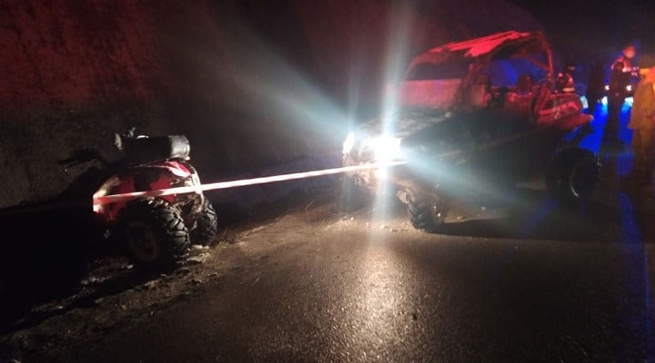 Bursa'da arızalanan arazi aracını çekerken devrilen ATV sürücüsü hayatını kaybetti