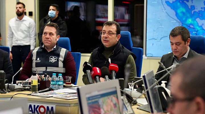 İmamoğlu'ndan yeni uyarı: Beklenen yoğun kar yağışı İstanbul’a girdi