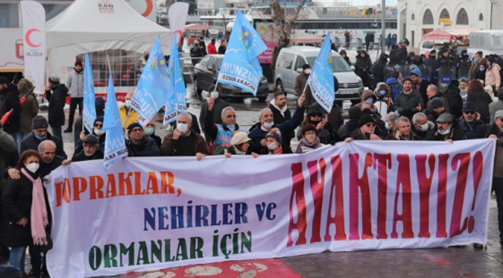 Kadıköy’de eylem: Nehirler yaşam için aksın