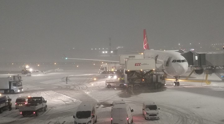 THY, İstanbul'da beklenen kar yağışı nedeniyle 57 seferini iptal etti