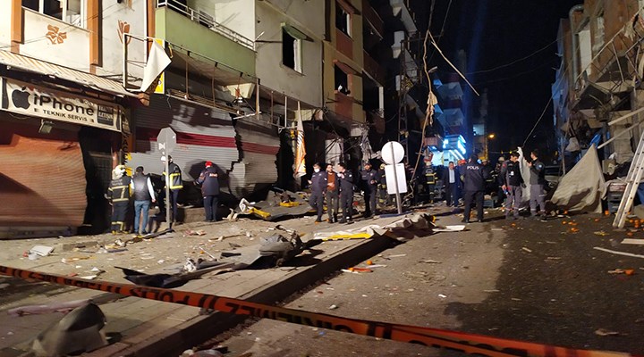 Antep'te bir lokantada sanayi tüpleri patladı: Ortalık savaş alanına döndü