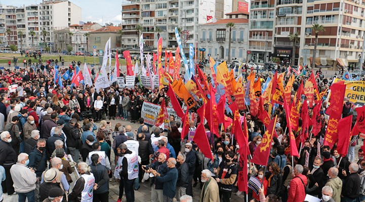 İzmir zamlara ve yoksulluğa karşı tek ses