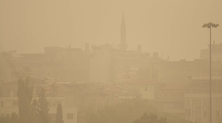 42 il için sarı ve turuncu kodlu uyarı: Suriye kaynaklı toz taşınımı