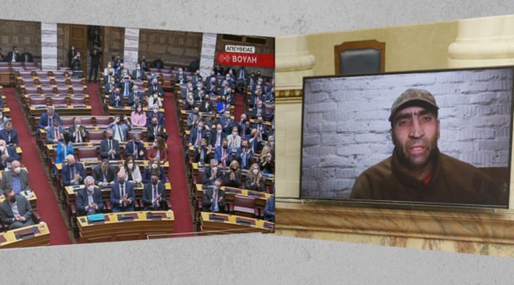 Yunanistan Parlamentosu’nda tepki çeken olay: Neonazi birliğin askeri konuşturuldu