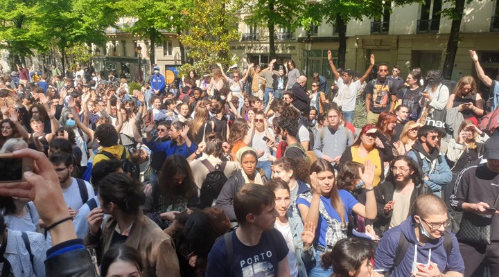 Sorbonne'da öğrencilerin işgali sona erdi: 'Neoliberalizm ile faşizm arasında kalmak korkunç!'