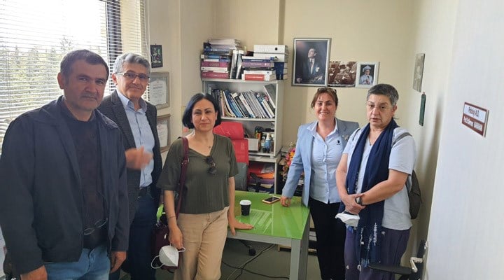 TTB ve Antalya Tabip Odası'ndan saldırıya uğrayan Prof. Dr. Nermin Karahan’a dayanışma ziyareti