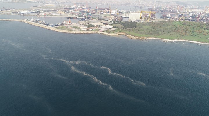 Drone ile görüntülendi: Marmara’daki müsilaj geri mi dönüyor?