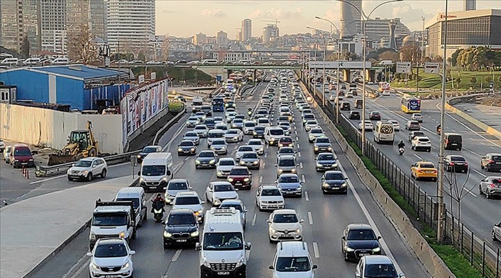 Trafikteki araç sayısı 25.5 milyona çıktı
