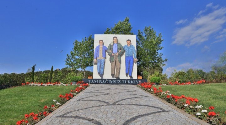 Güzelbahçe’de Üç Fidan Anıtı açıldı
