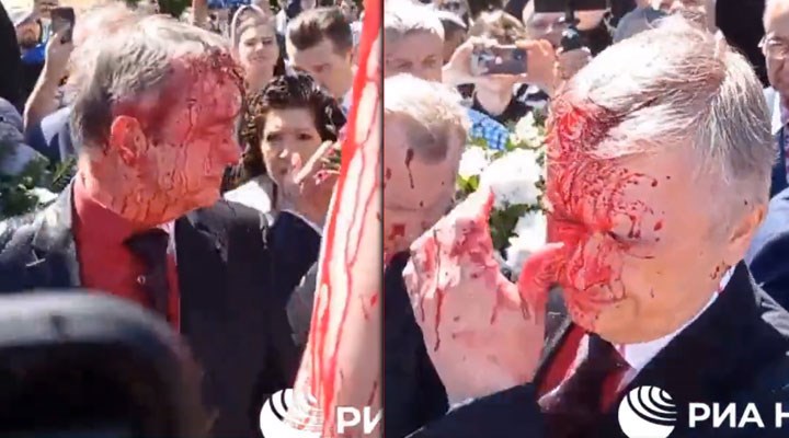 Rusya Büyükelçisi’ne Polonya’da boyalı saldırı