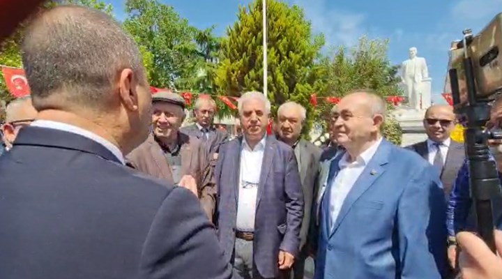 Çiftçinin sorunlarını dinleyen vekile AKP İlçe Başkanı’ndan müdahale: Bugün Allah'a şükür 4 traktörümüz var