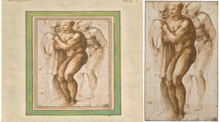 Michelangelo'nun eskiz çalışması, açık artırmada 23 milyon avroya satıldı
