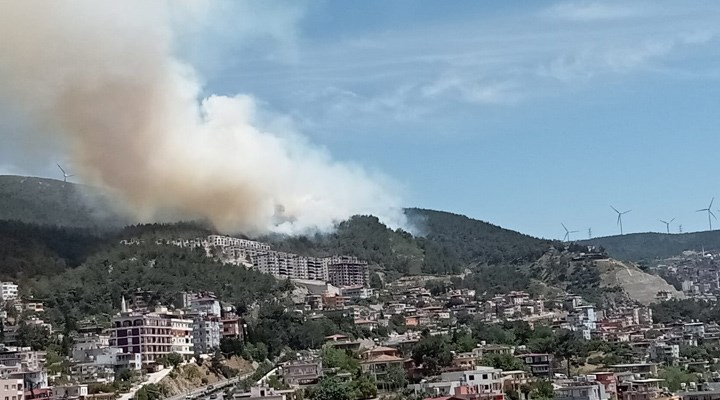 Hatay'da Amanos Dağları eteklerinde çıkan orman yangını kontrol altına alındı