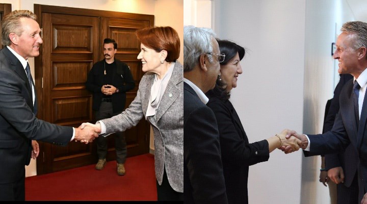 ABD Büyükelçisi Flake, HDP ve İYİ Parti'yi ziyaret etti